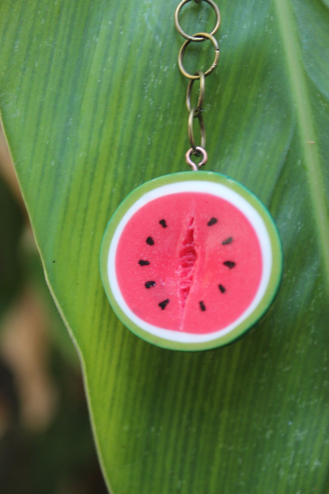Juicy Watermelon Slice Earrings New Full-Size Harvest