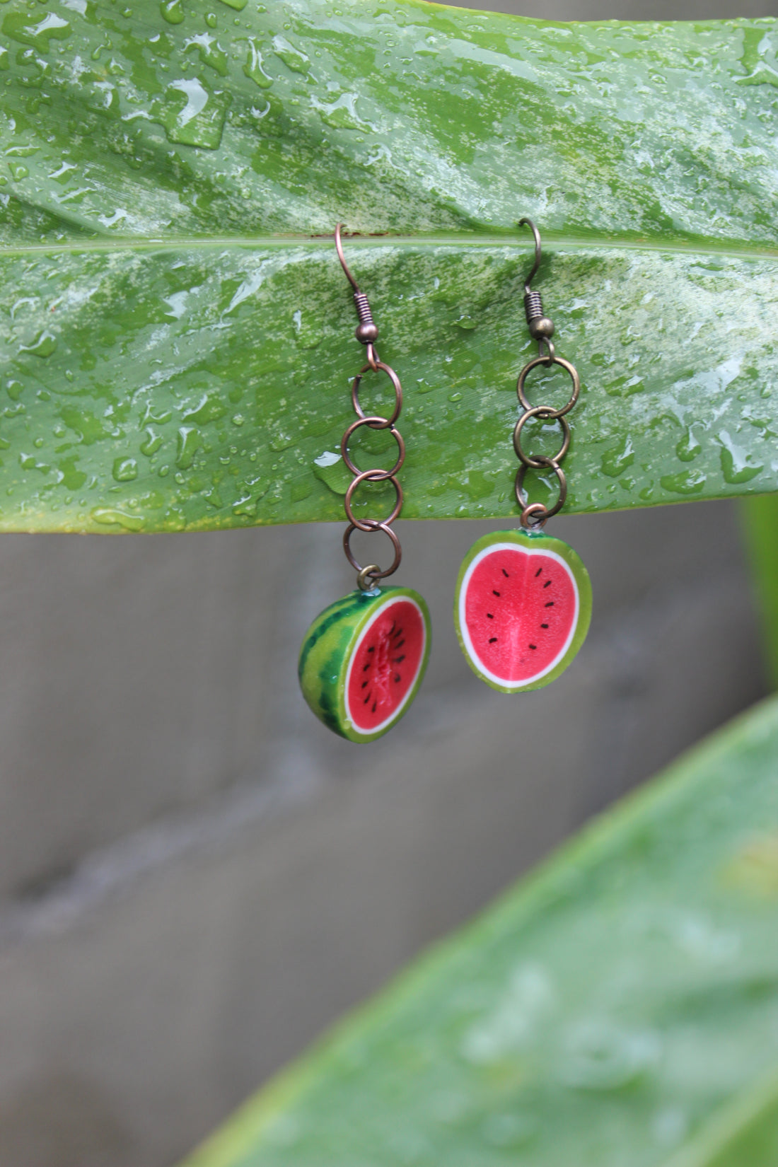 Watermelon Slice Earrings