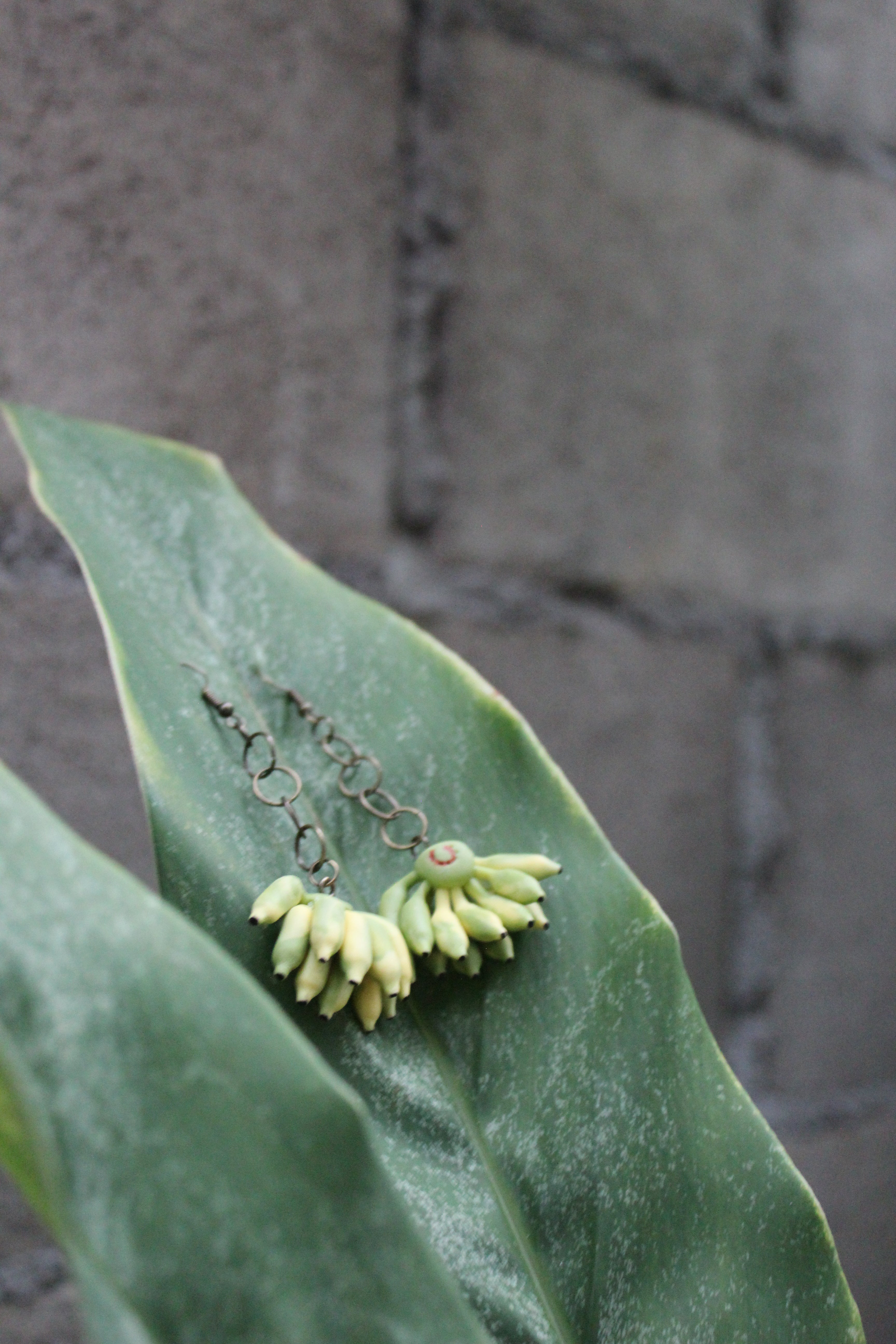 Green Banana Earrings