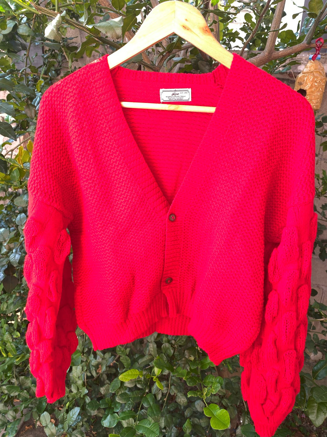 Cherry Pop Knitted Cardigan