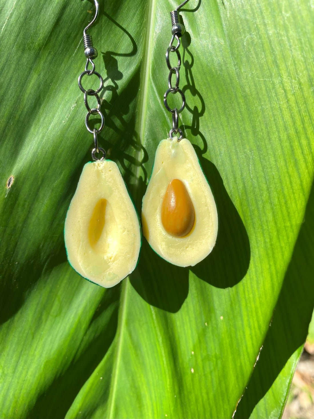 Avocado Slice Earrings