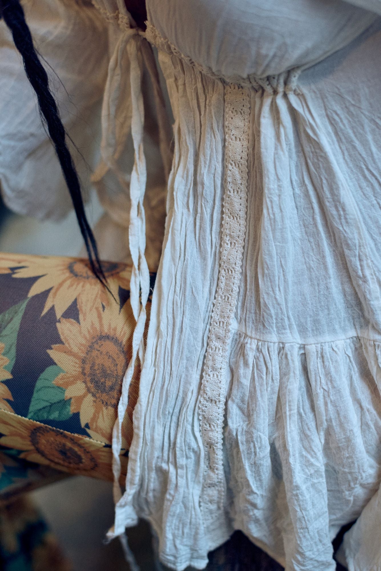 Sunlit Boho White Blouse