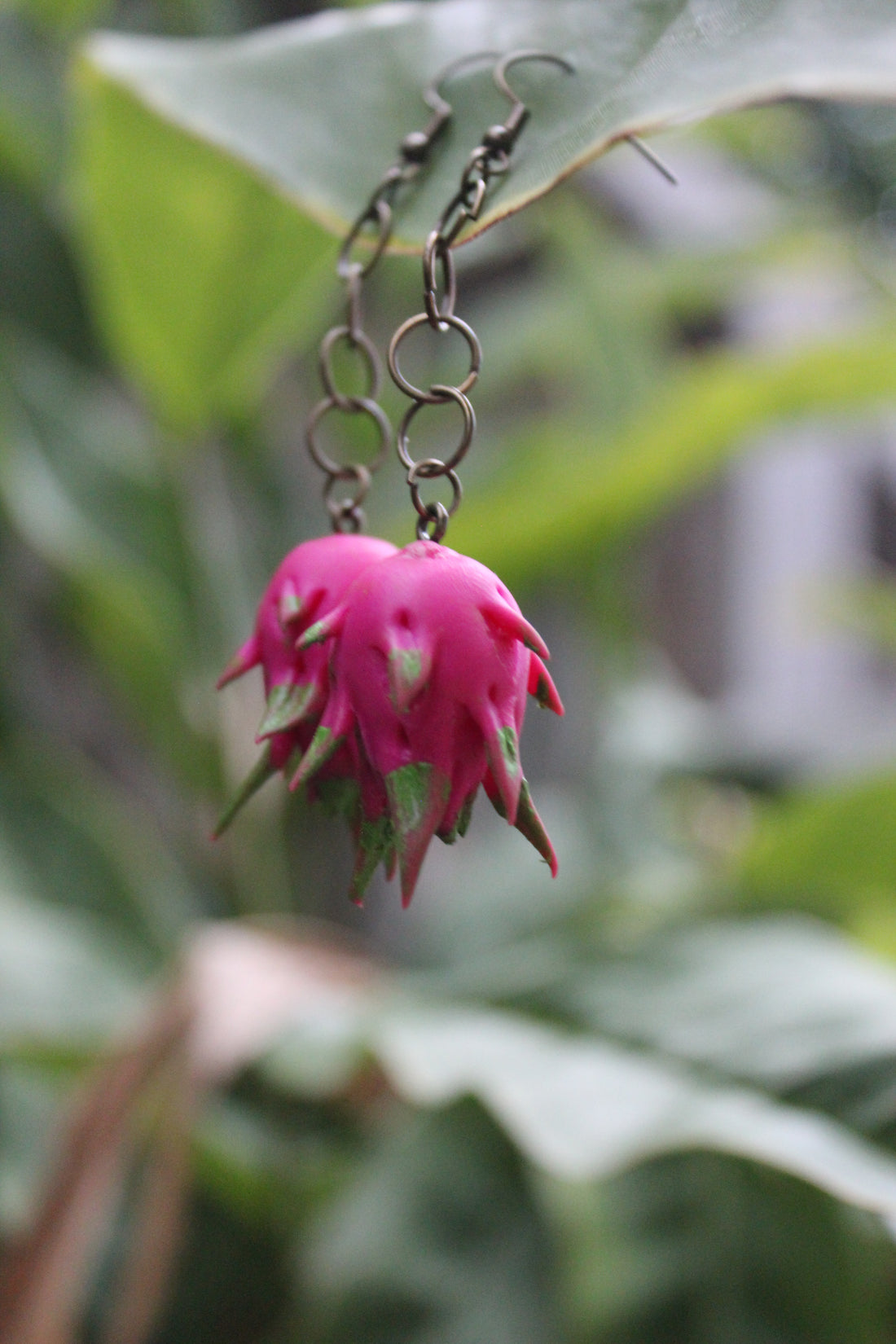 Full Dragon Fruit Earrings