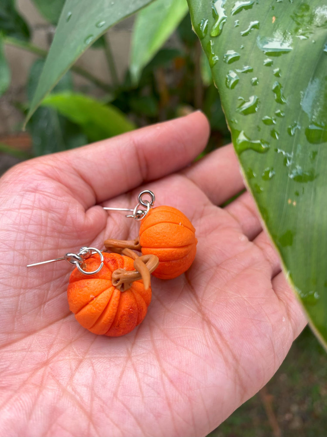 Pumpkin Earrings