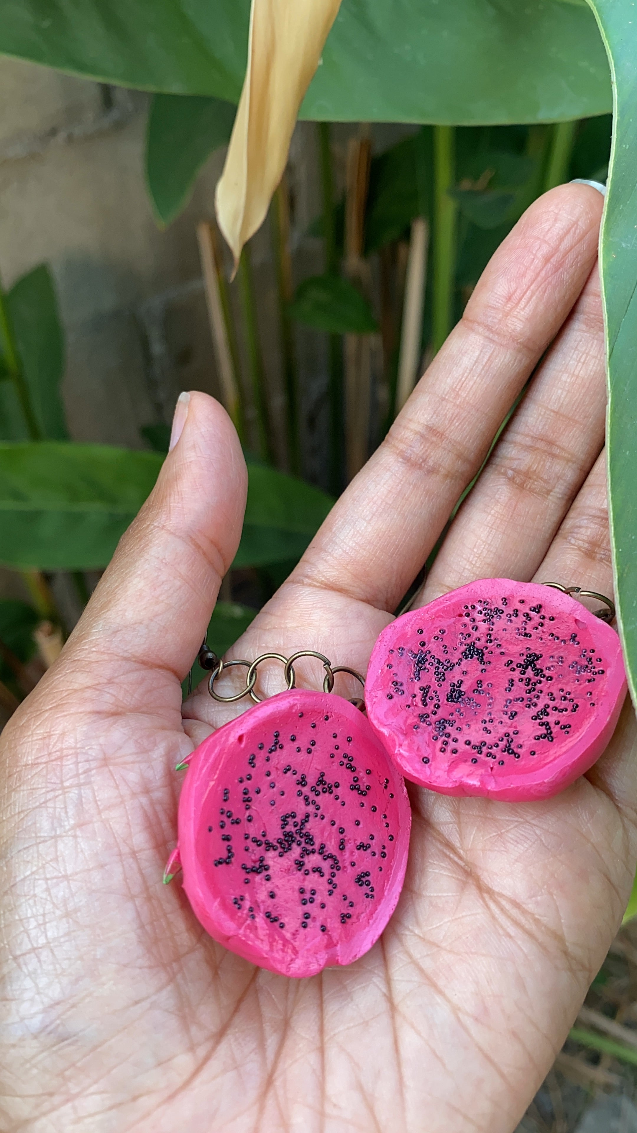 Pink Dragon Fruit Slice