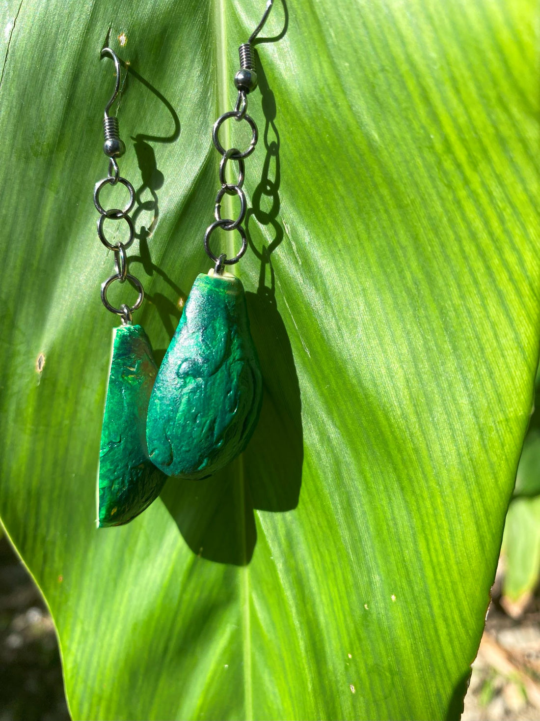 Avocado Slice Earrings