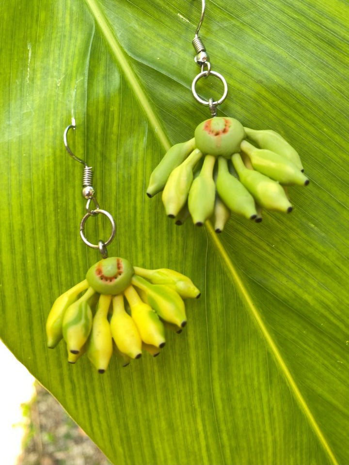 Green Banana Earrings