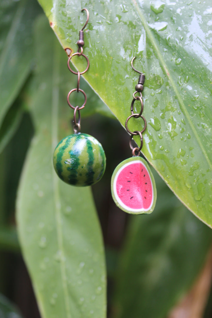 Watermelon Slice Earrings