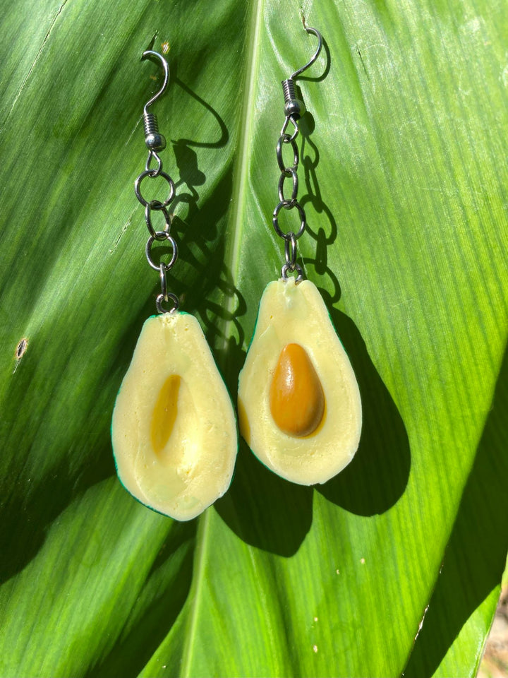 Avocado Slice Earrings