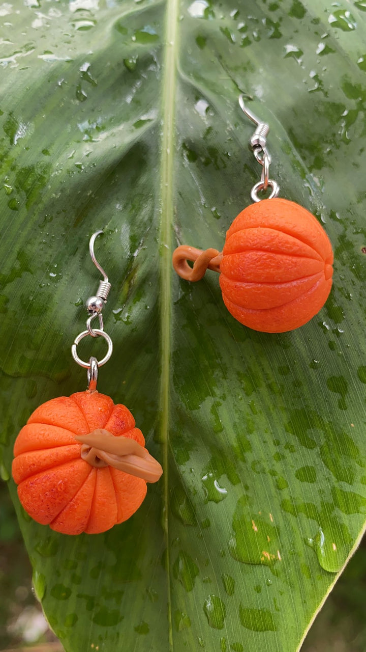 Pumpkin Earrings