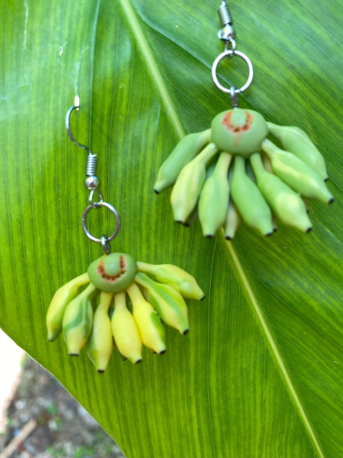 Green Banana Earrings