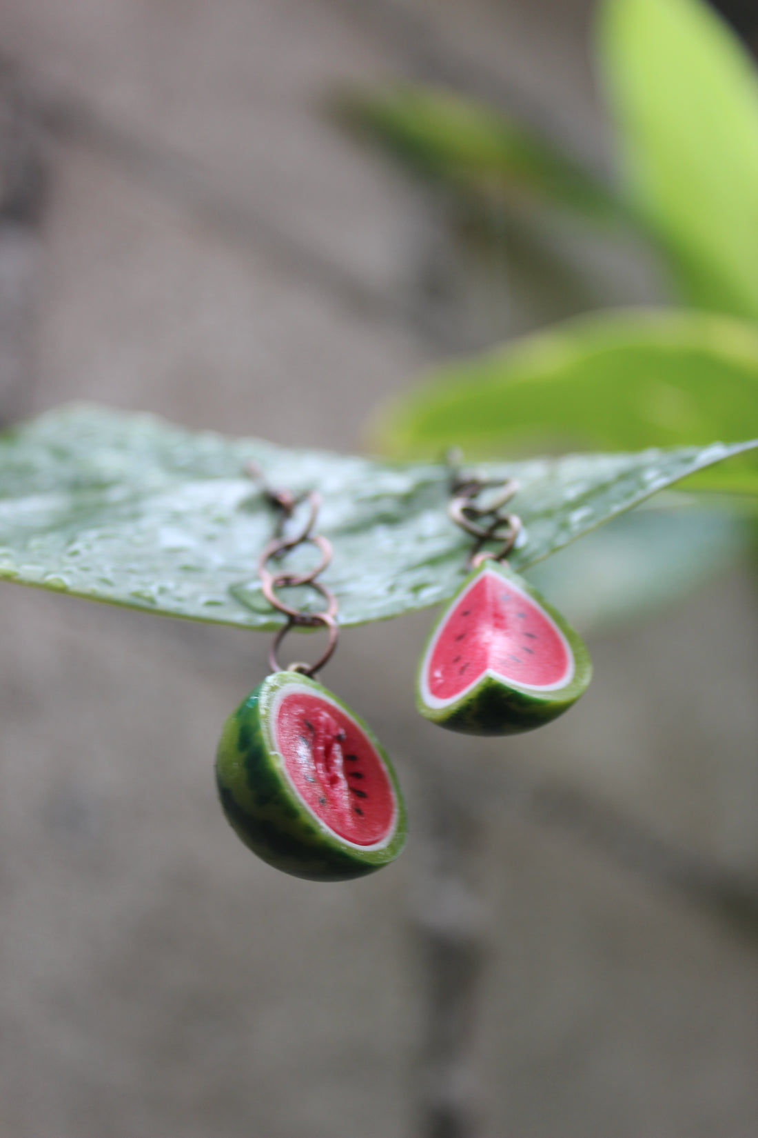 Watermelon Slice Earrings