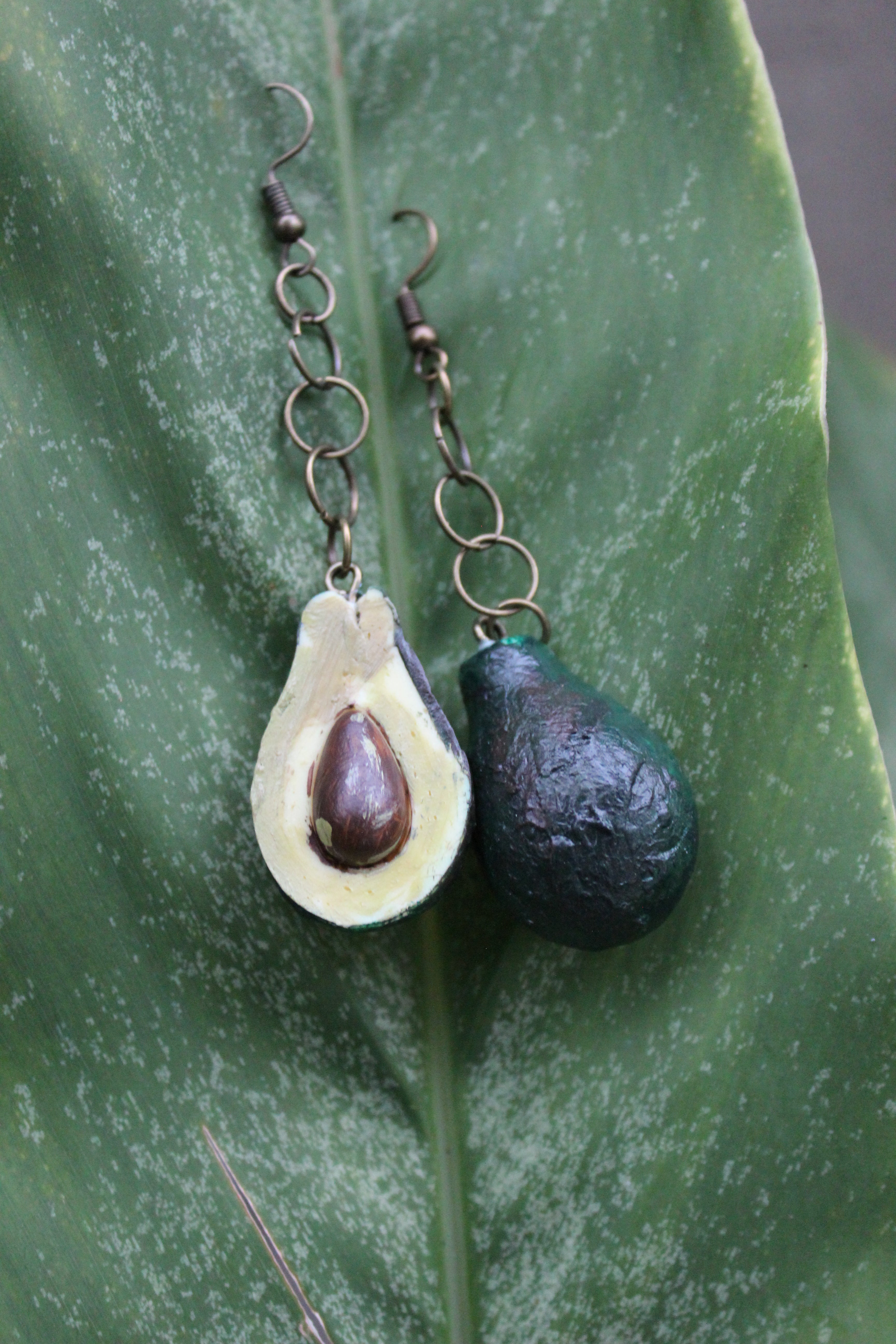 Avocado Slice Earrings