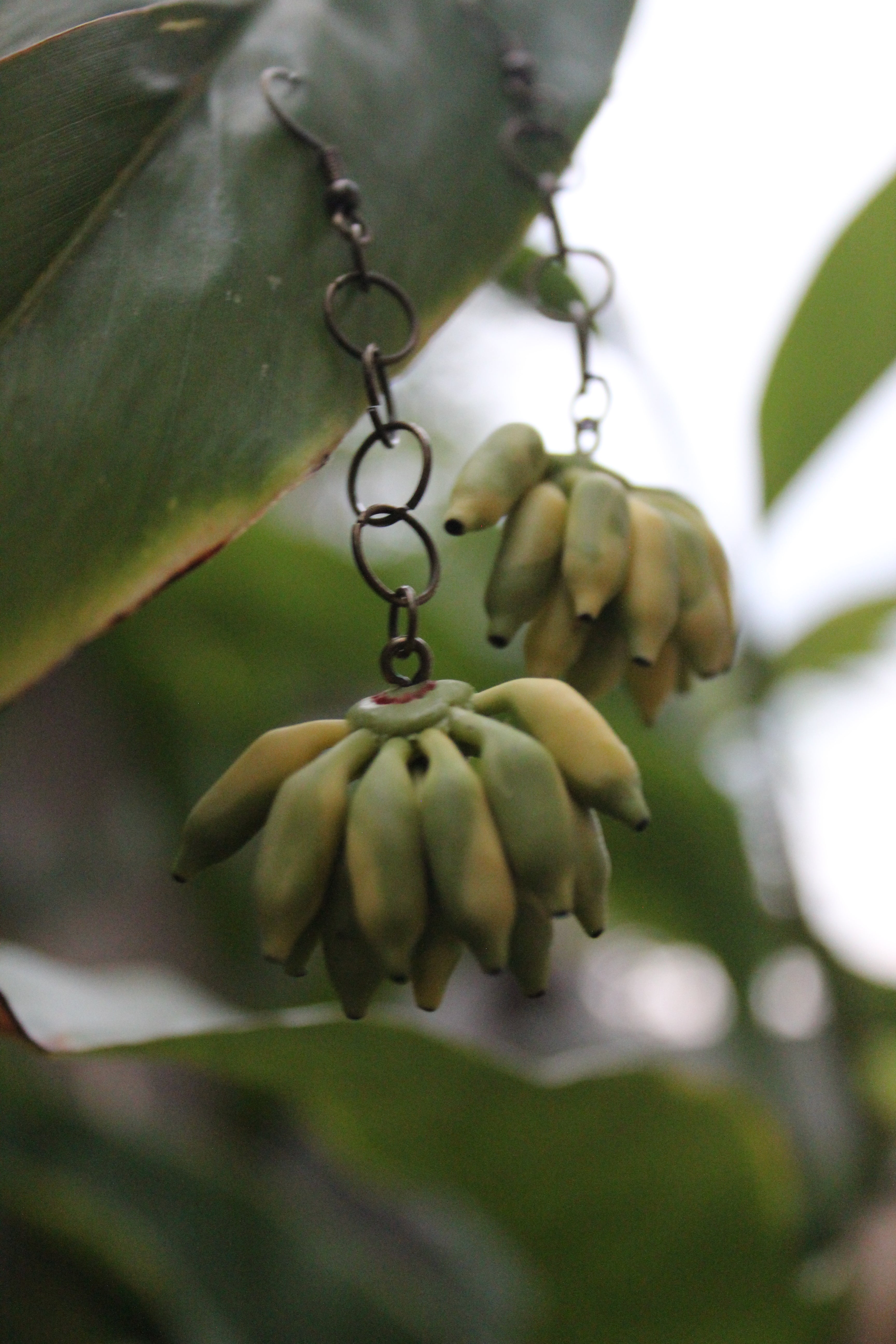 Green Banana Earrings