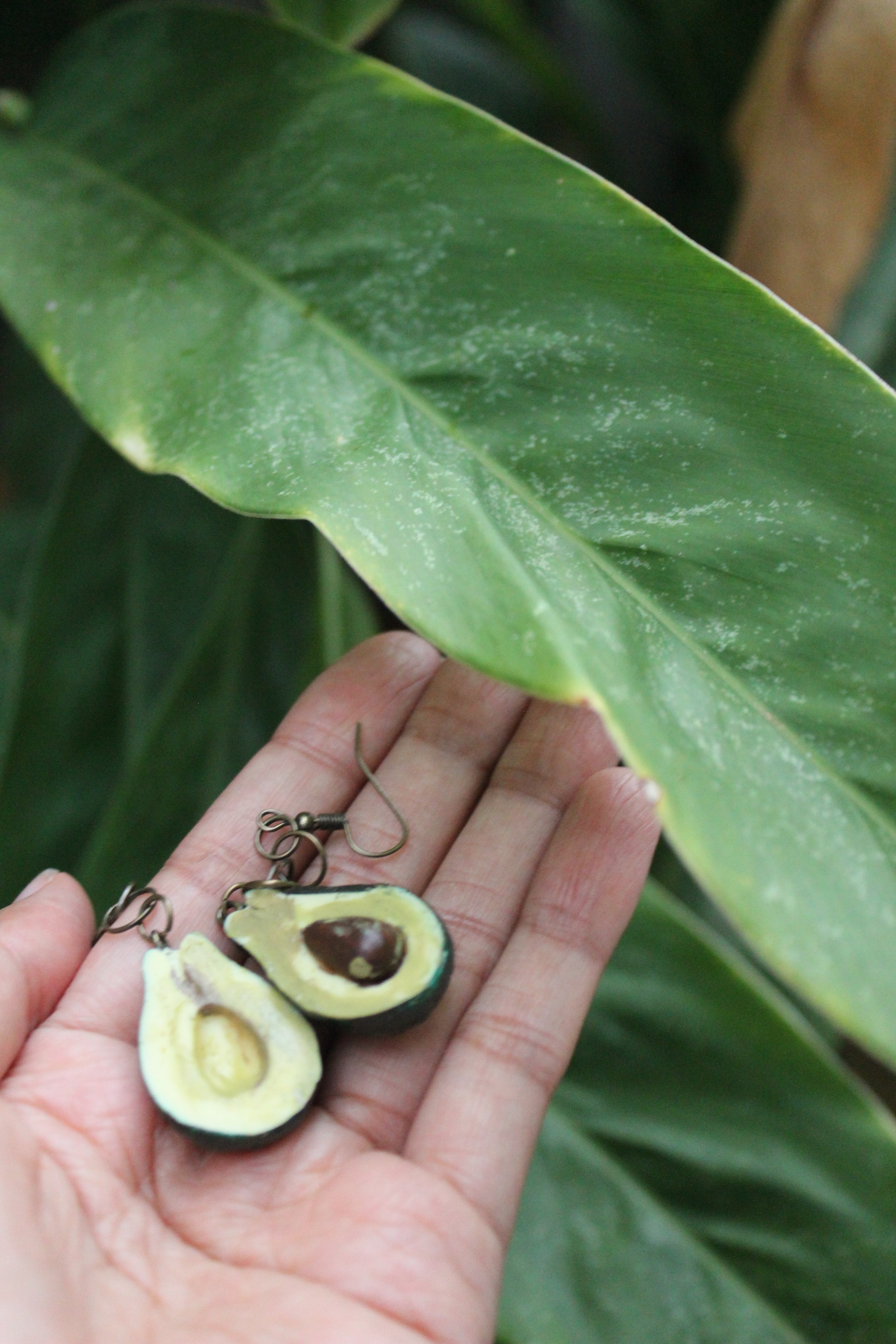 Avocado Slice Earrings