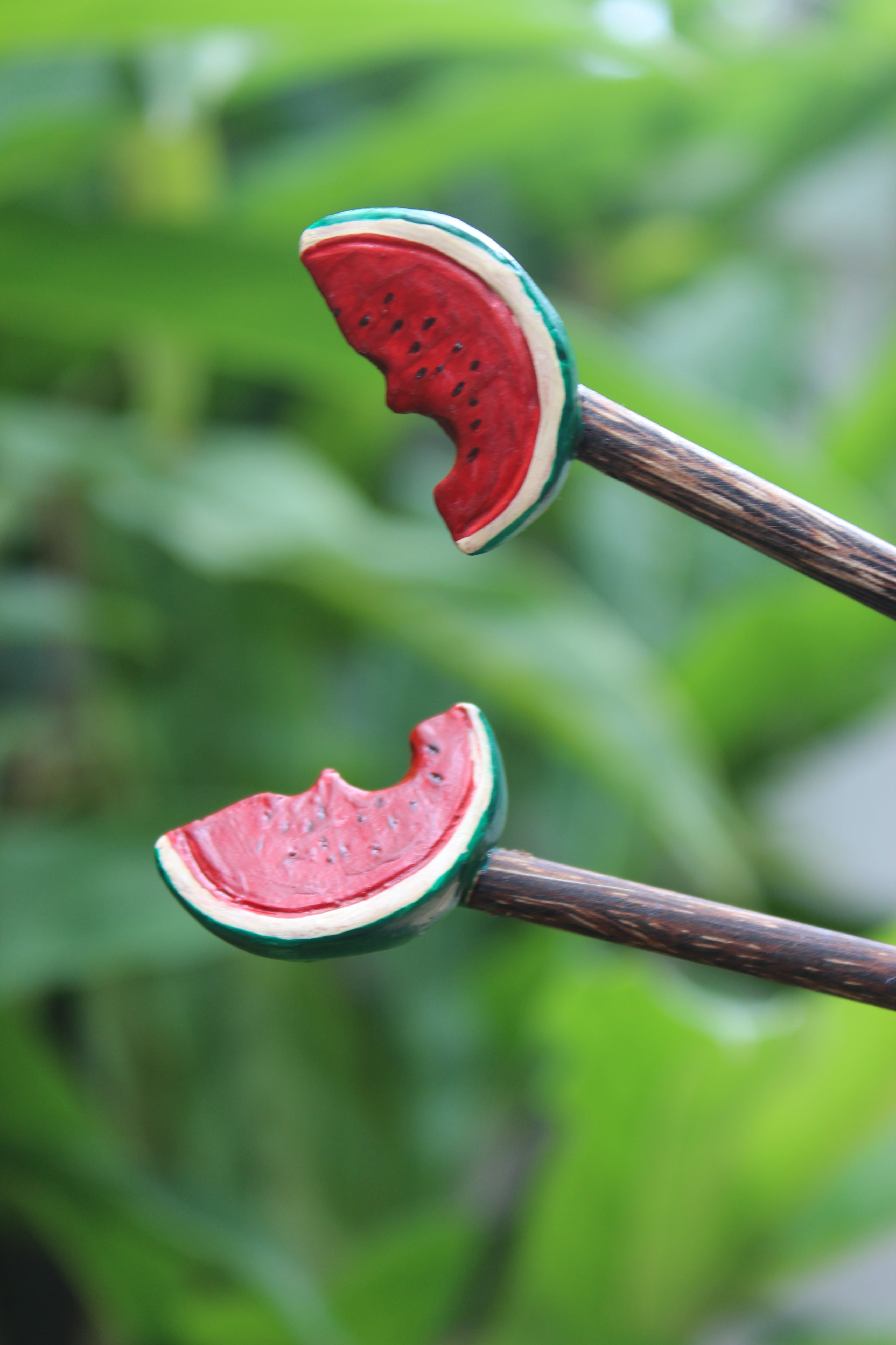Fruit Wooden Hair Chopsticks