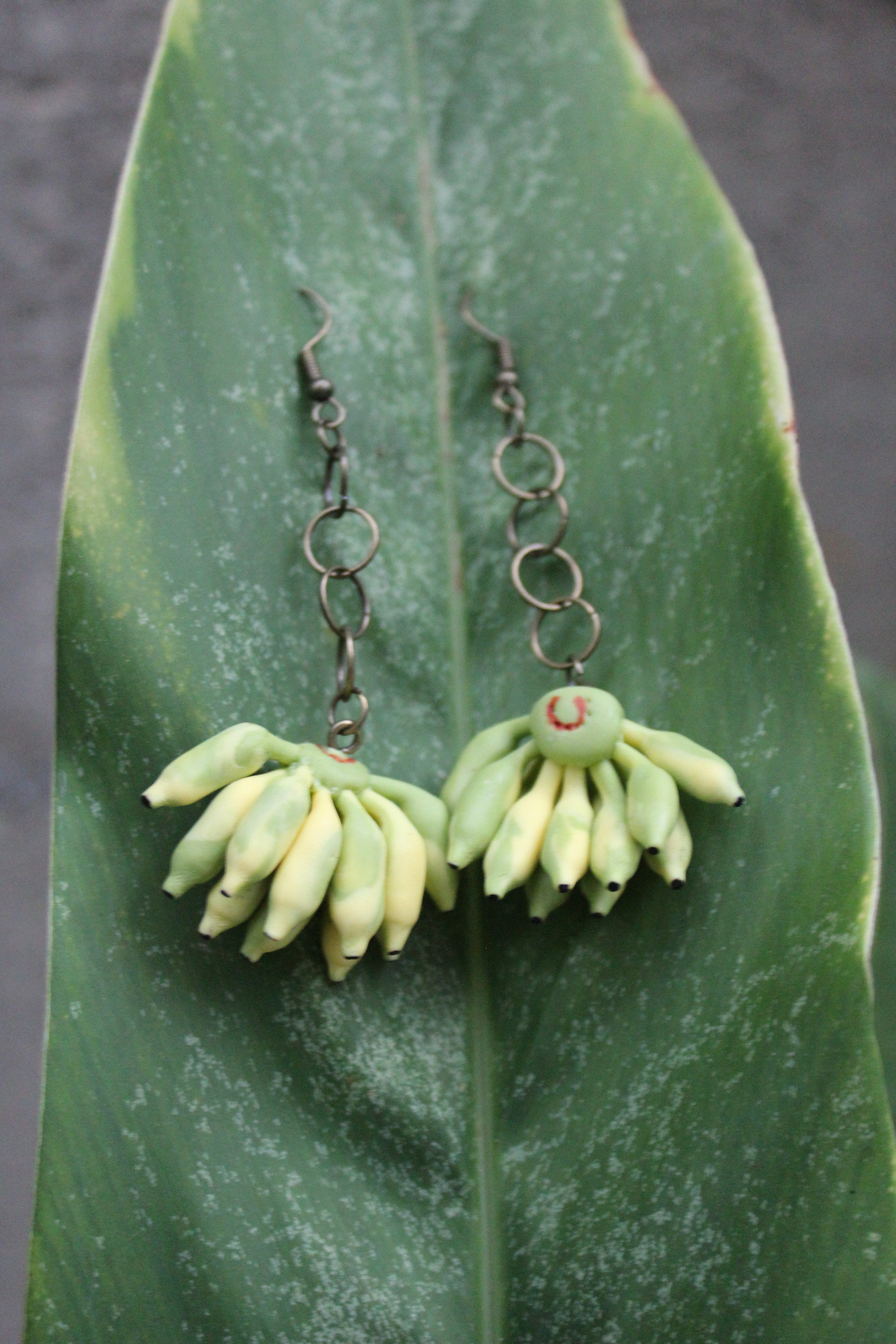 Green Banana Earrings