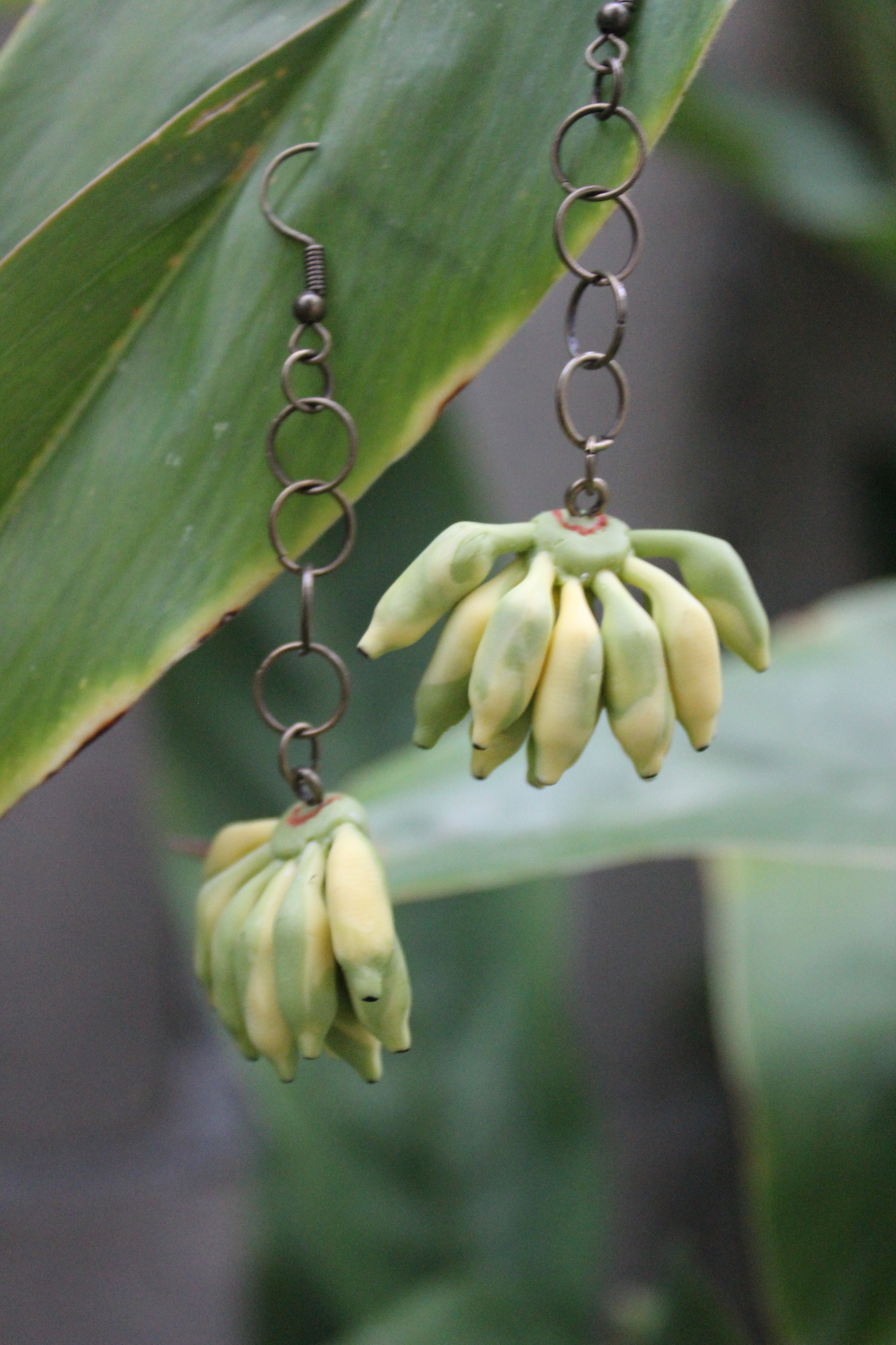 Green Banana Earrings