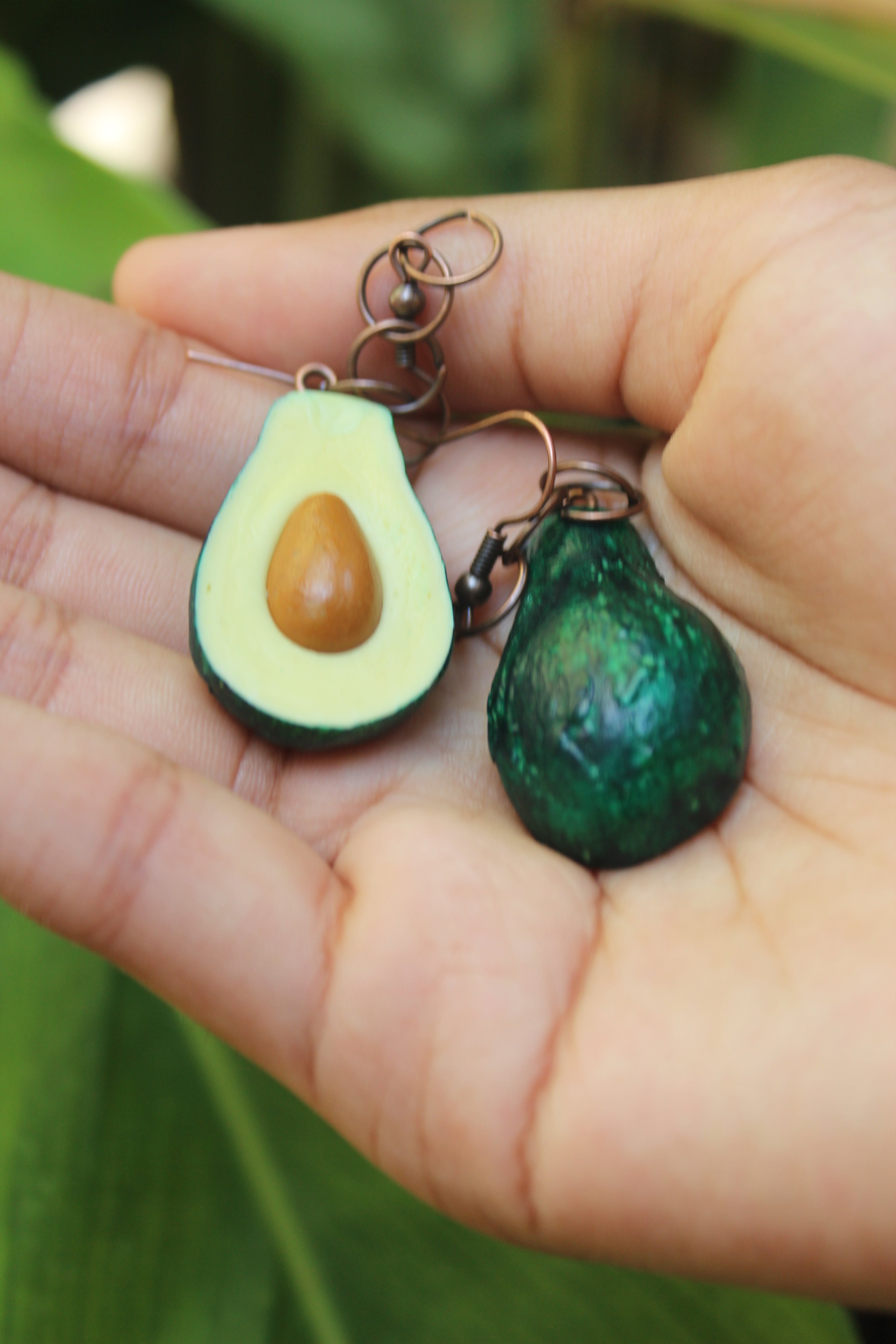 Avocado Slice Earrings