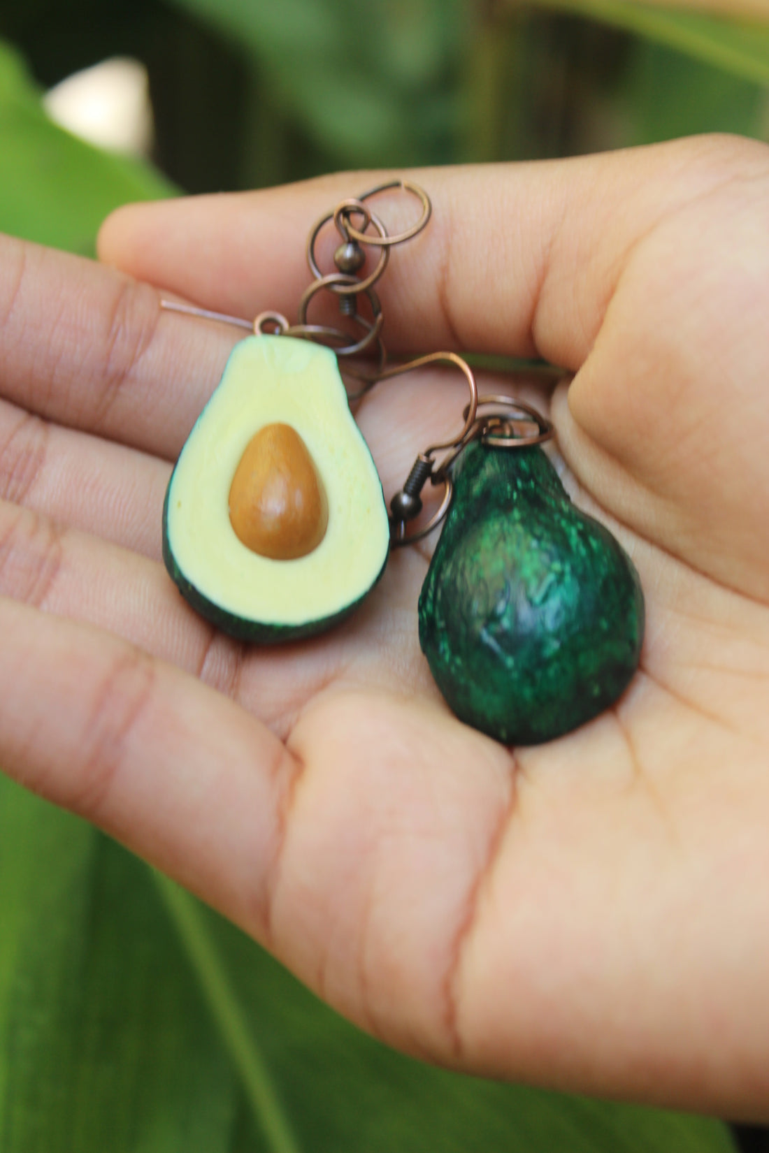 Avocado Slice Earrings