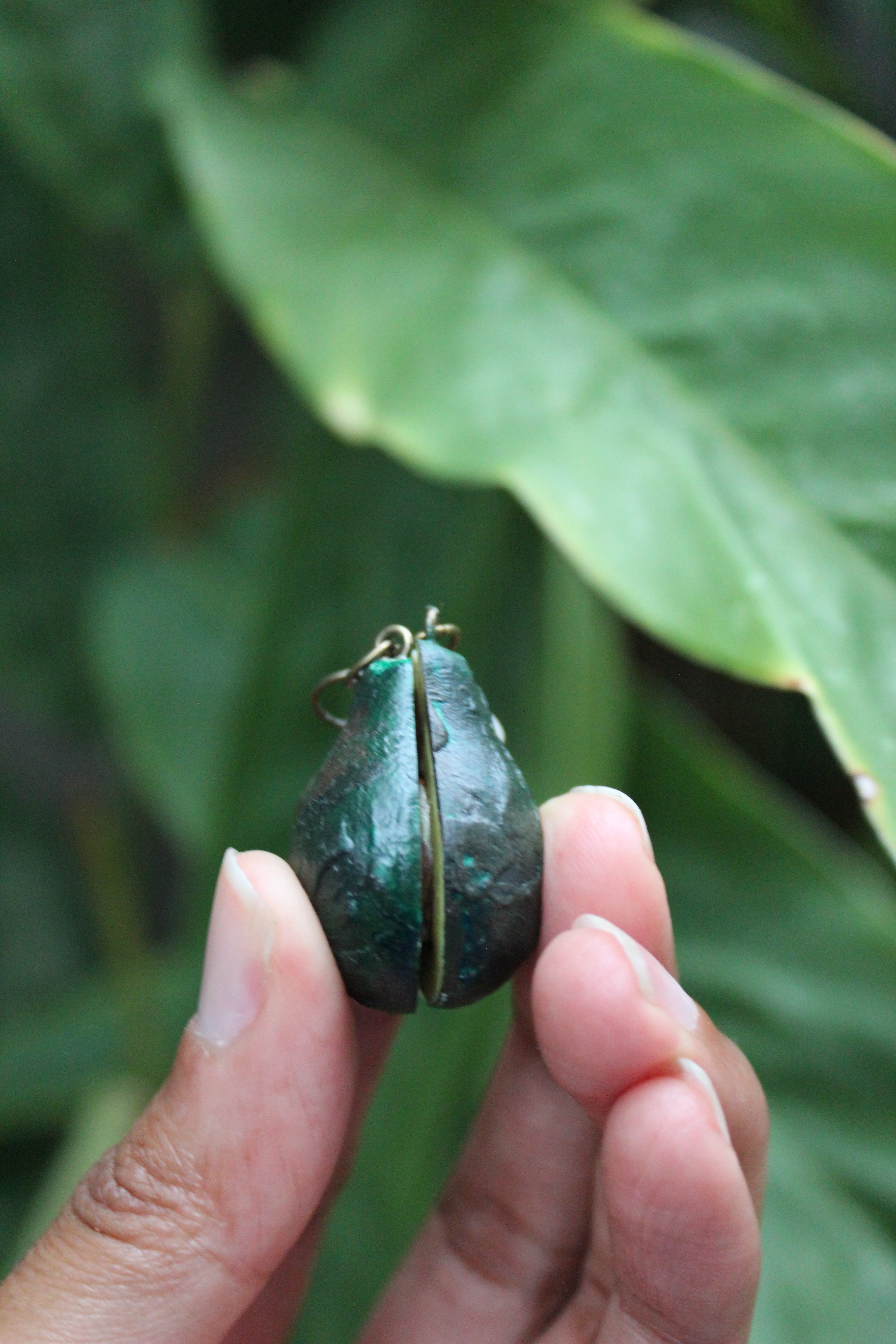 Avocado Slice Earrings