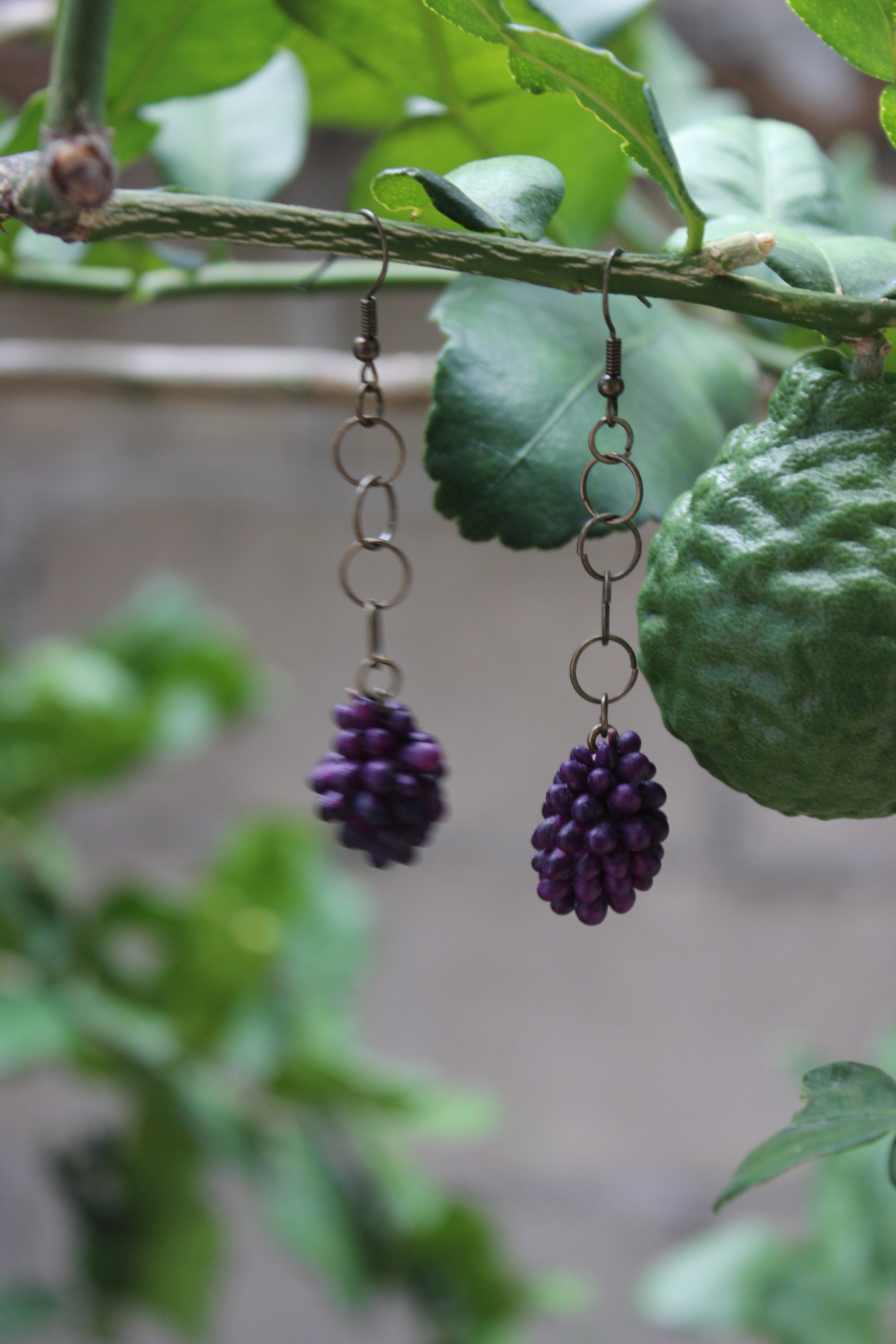 Blackberry Earrings