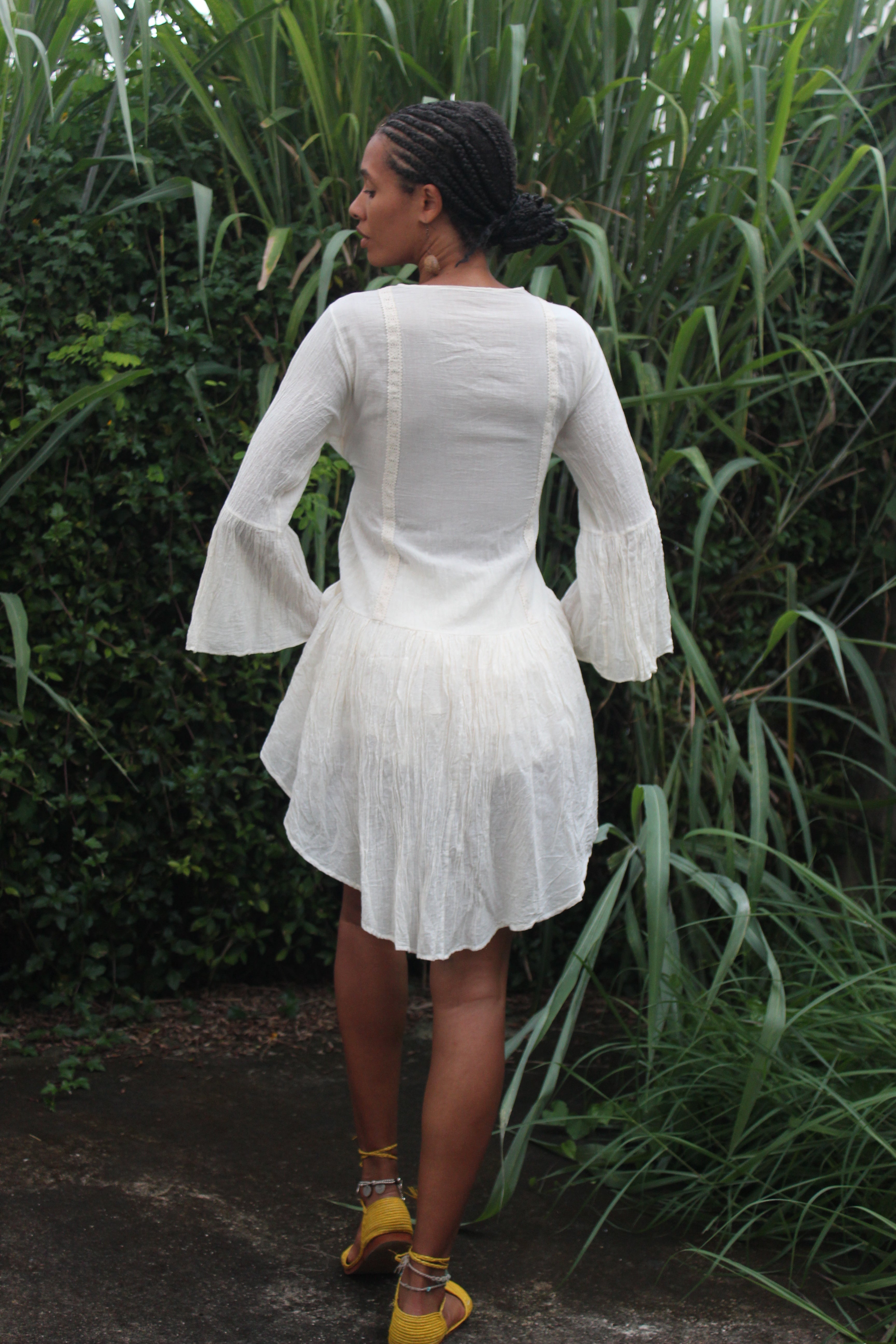 Sunlit Boho White Blouse
