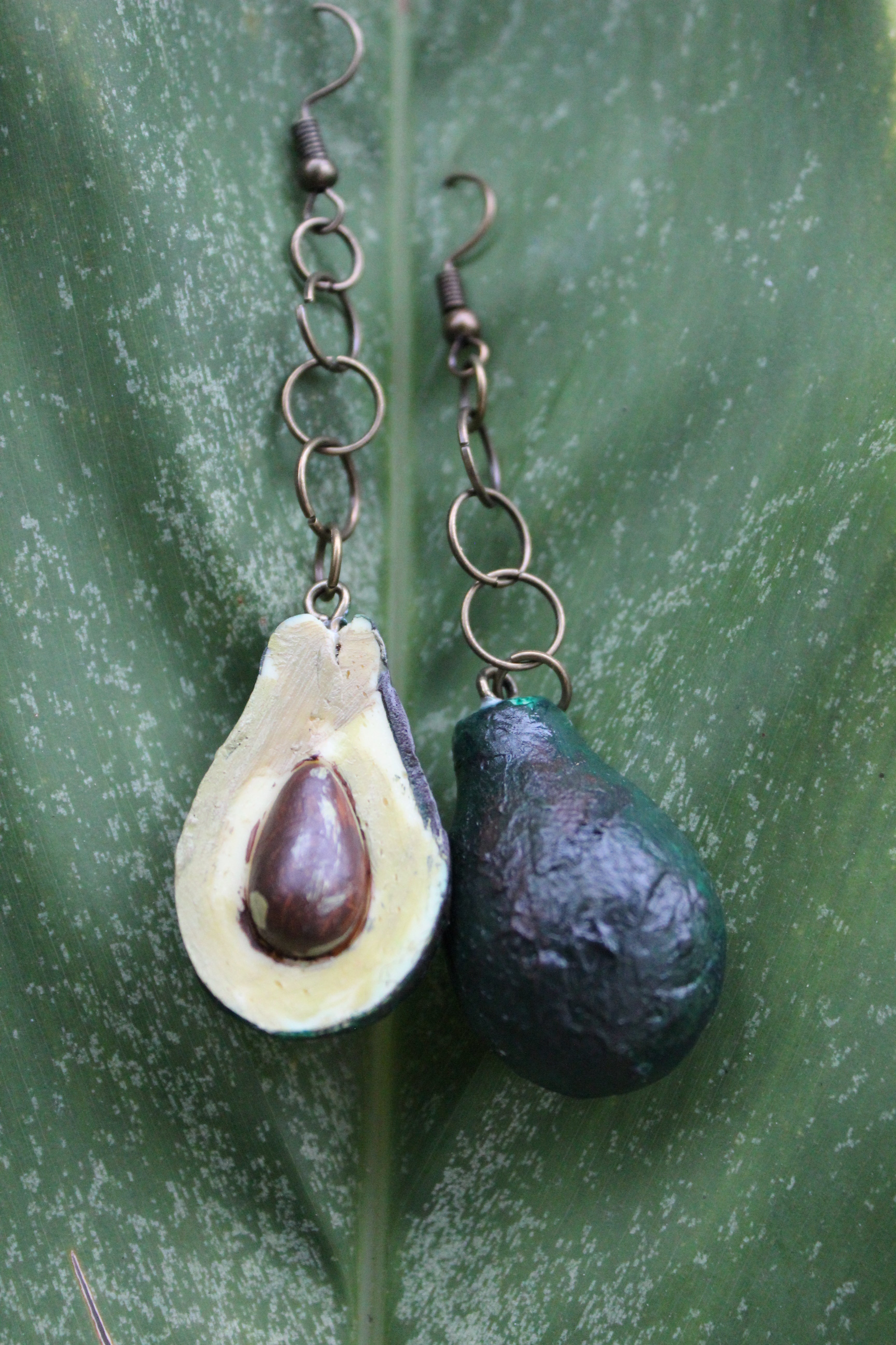 Avocado Slice Earrings