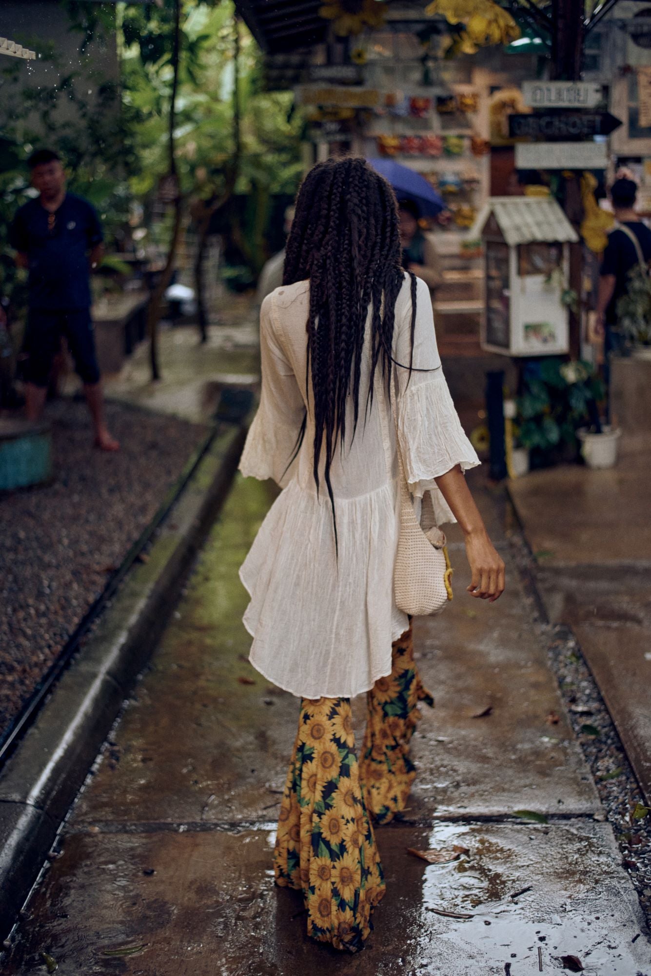 Sunlit Boho White Blouse