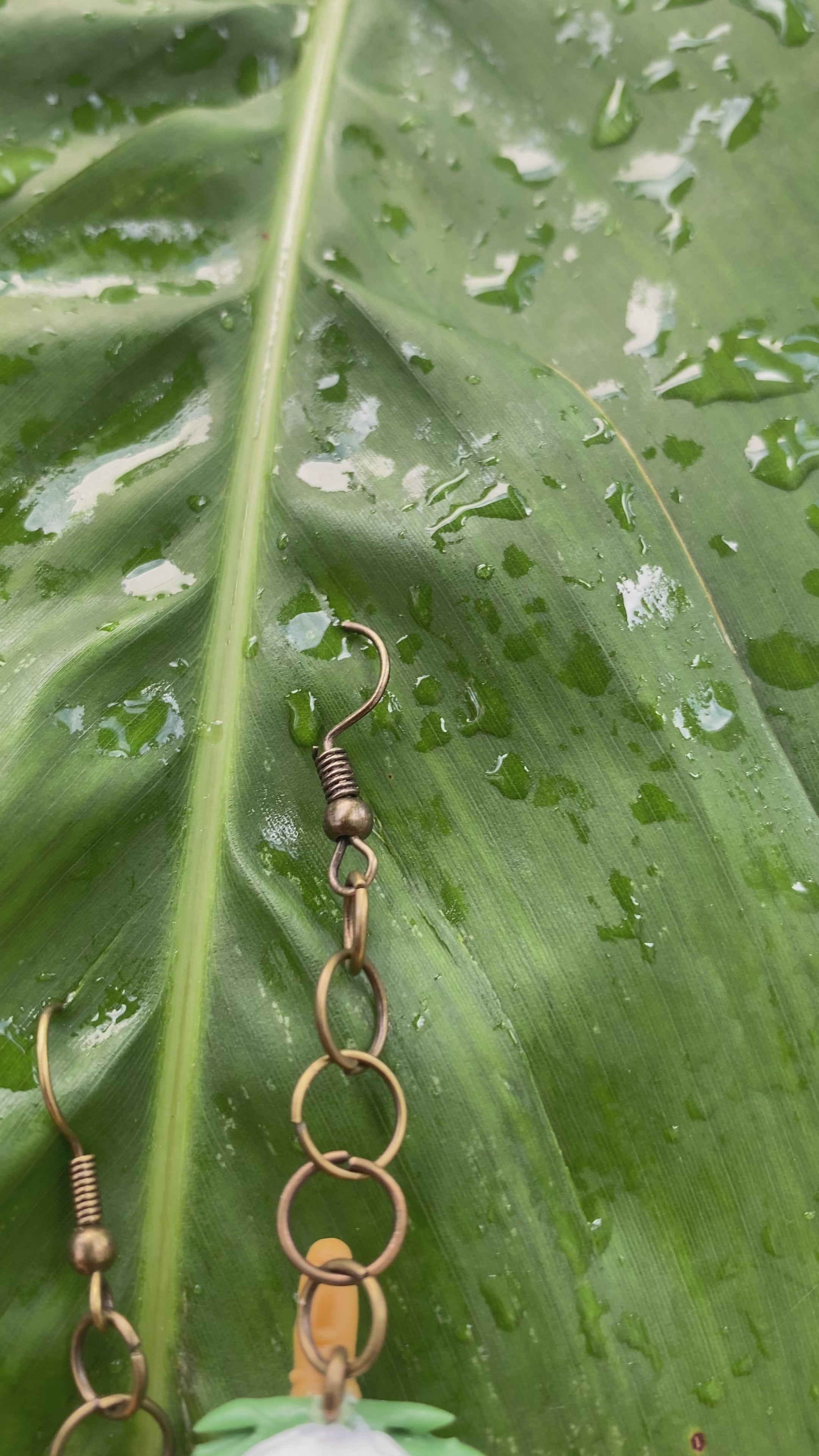 Half-Sliced Durian Earrings